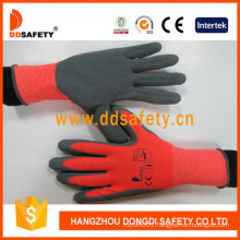 Orange Nylon Liner Grey Latex Coating Glove Ce 2122